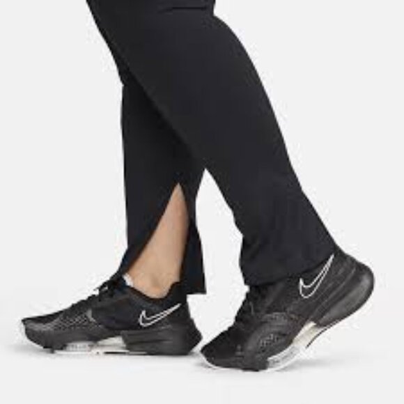 Nike One High Waisted Full Length Split Hem Leggings Womens 3X Plus Black - Picture 5 of 5